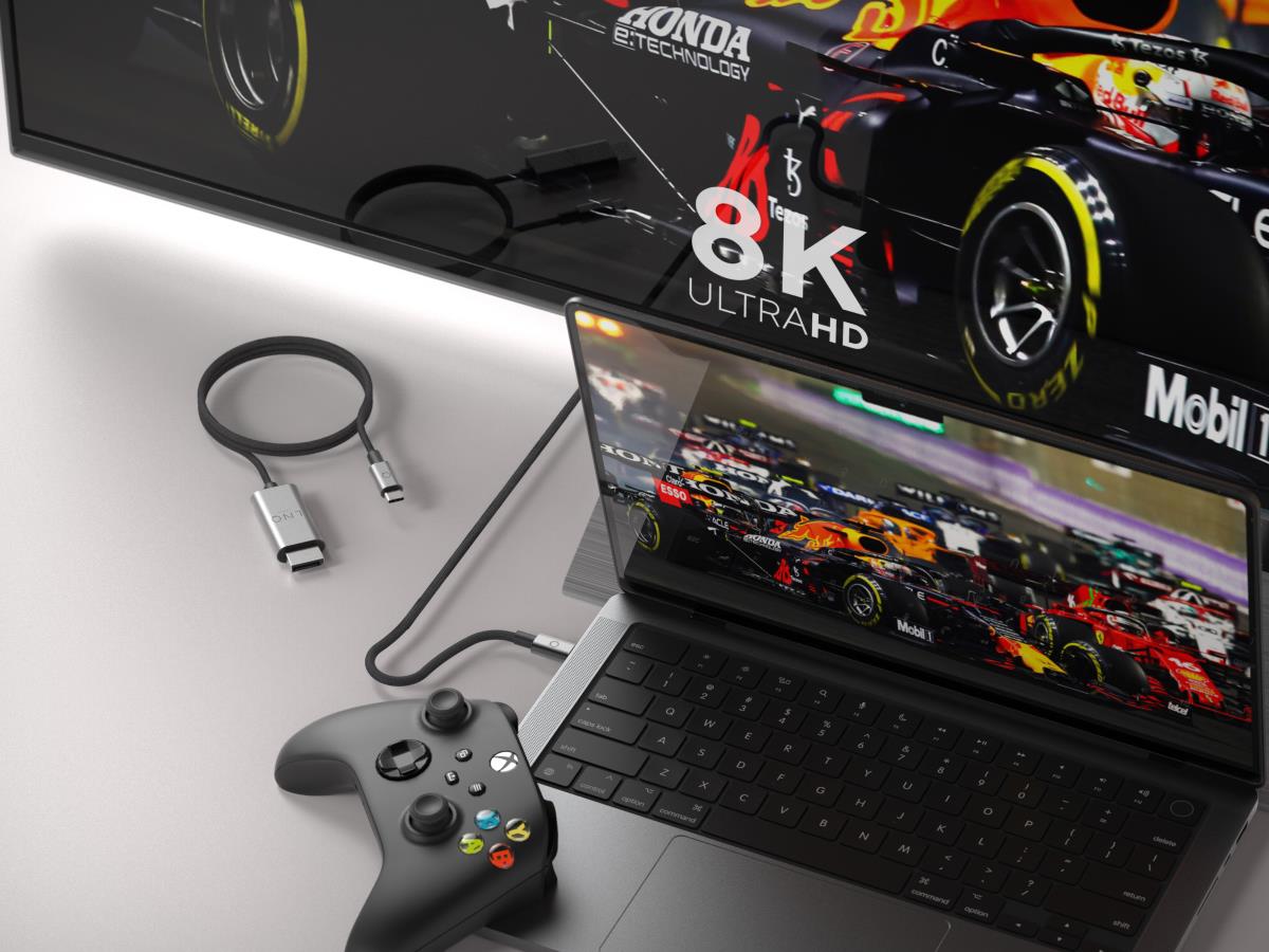 EU Product - Xtorm byELEMENTS LQ48024 - 8K/60Hz USB-C to DisplayPort Pro Cable 2m - 2 m - USB Type-C - DisplayPor thumbnail