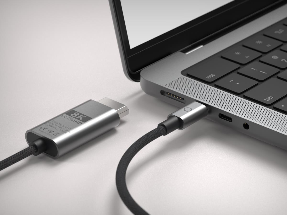 EU Product - Xtorm byELEMENTS LQ48024 - 8K/60Hz USB-C to DisplayPort Pro Cable 2m - 2 m - USB Type-C - DisplayPor thumbnail