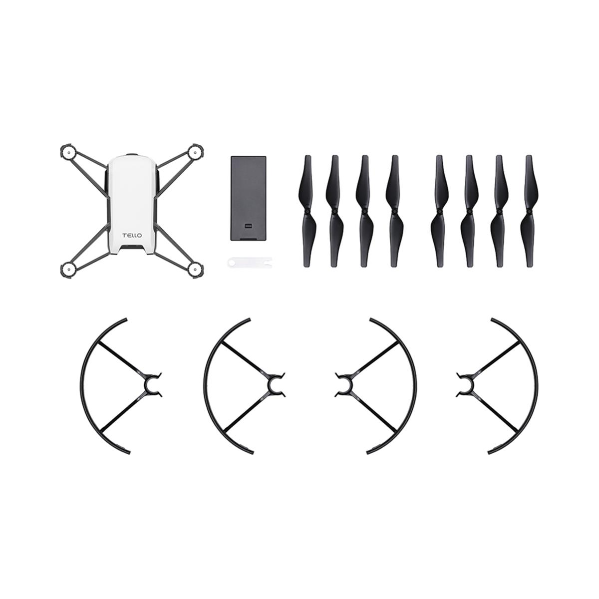 DJI Tello Boost Combo 4 rotors Quadcopter 5 MP 2592 x 1936 pixels 1100 mAh Black, White thumbnail