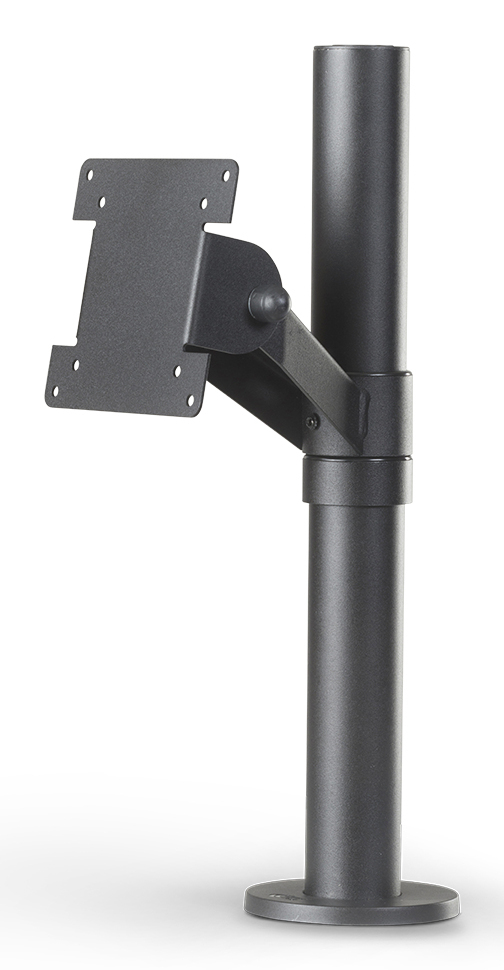 VESA 75/100 Pole Mount. Black thumbnail