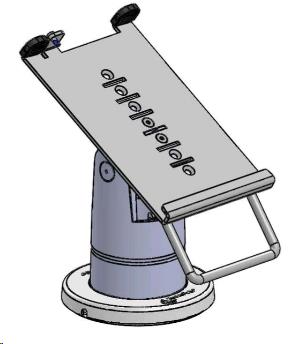 SpacePole Stack with MultiGrip plate. Black thumbnail