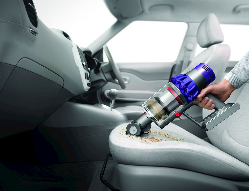 Dyson V15 Detect Fluffy Staubsauger Gelb/Lila 660W 2023 thumbnail