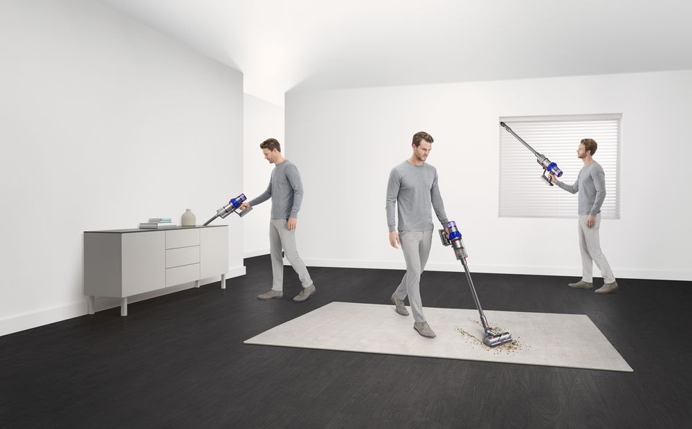 Dyson V15 Detect Fluffy Staubsauger Gelb/Lila 660W 2023 thumbnail