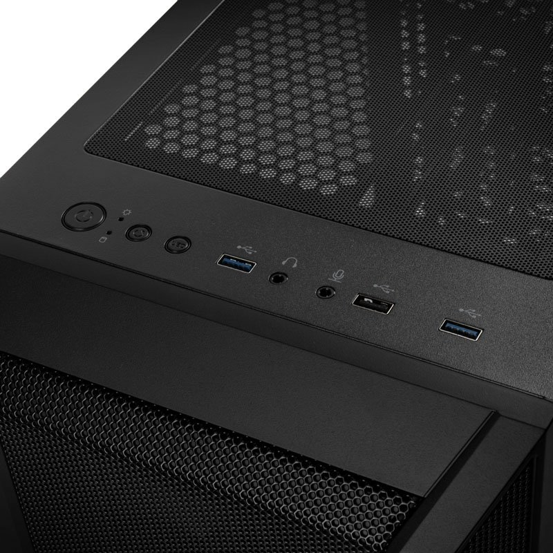 Citadel Mesh Micro-ATX Case - Black thumbnail
