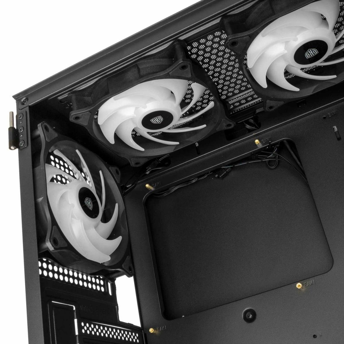 Observatory HF Mesh ARGB Midi Tower Case - Black thumbnail