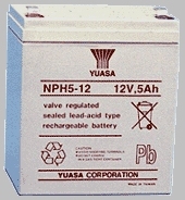 NPH5-12 (12V 5Ah) Yuasa High  Rate VRLA Battery thumbnail