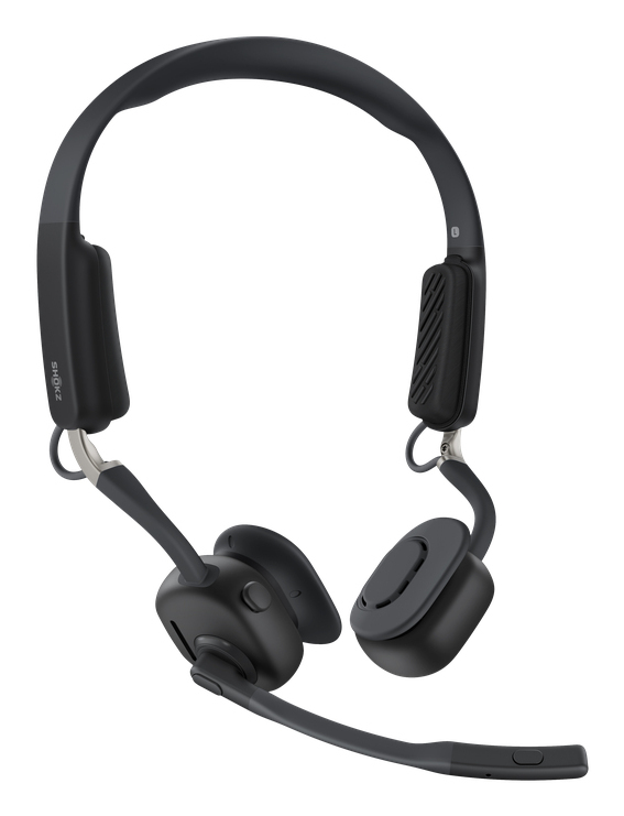 OpenMeet UC Wireless Bluetooth Bone Conduction Videoconferencing Headset with USB-C adapter thumbnail