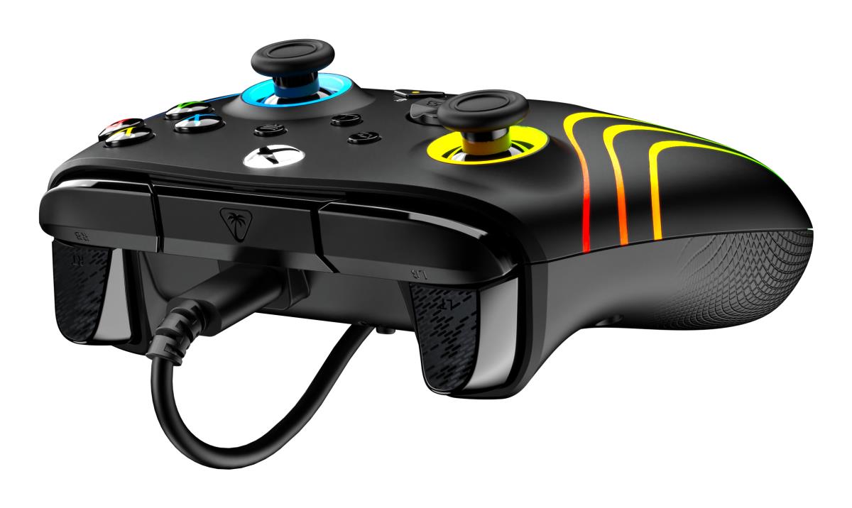 Turtle Beach Afterglow Wave Black Wired RGB Gaming Controller with Mappable Buttons, Hall-Effect Hai thumbnail