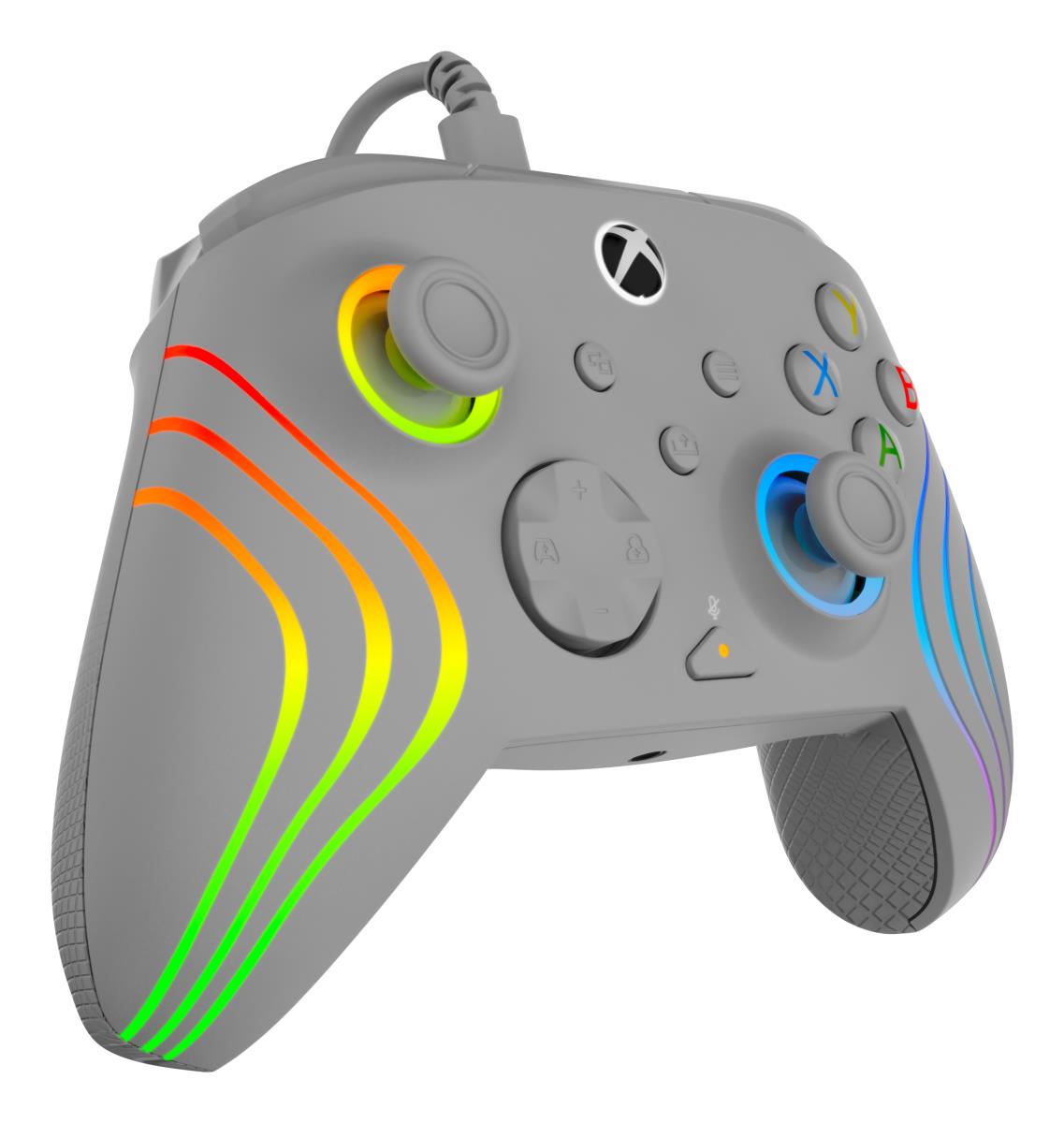 Turtle Beach Afterglow Wave Grey Wired RGB Gaming Controller with Mappable Buttons, Hall-Effect Hair thumbnail
