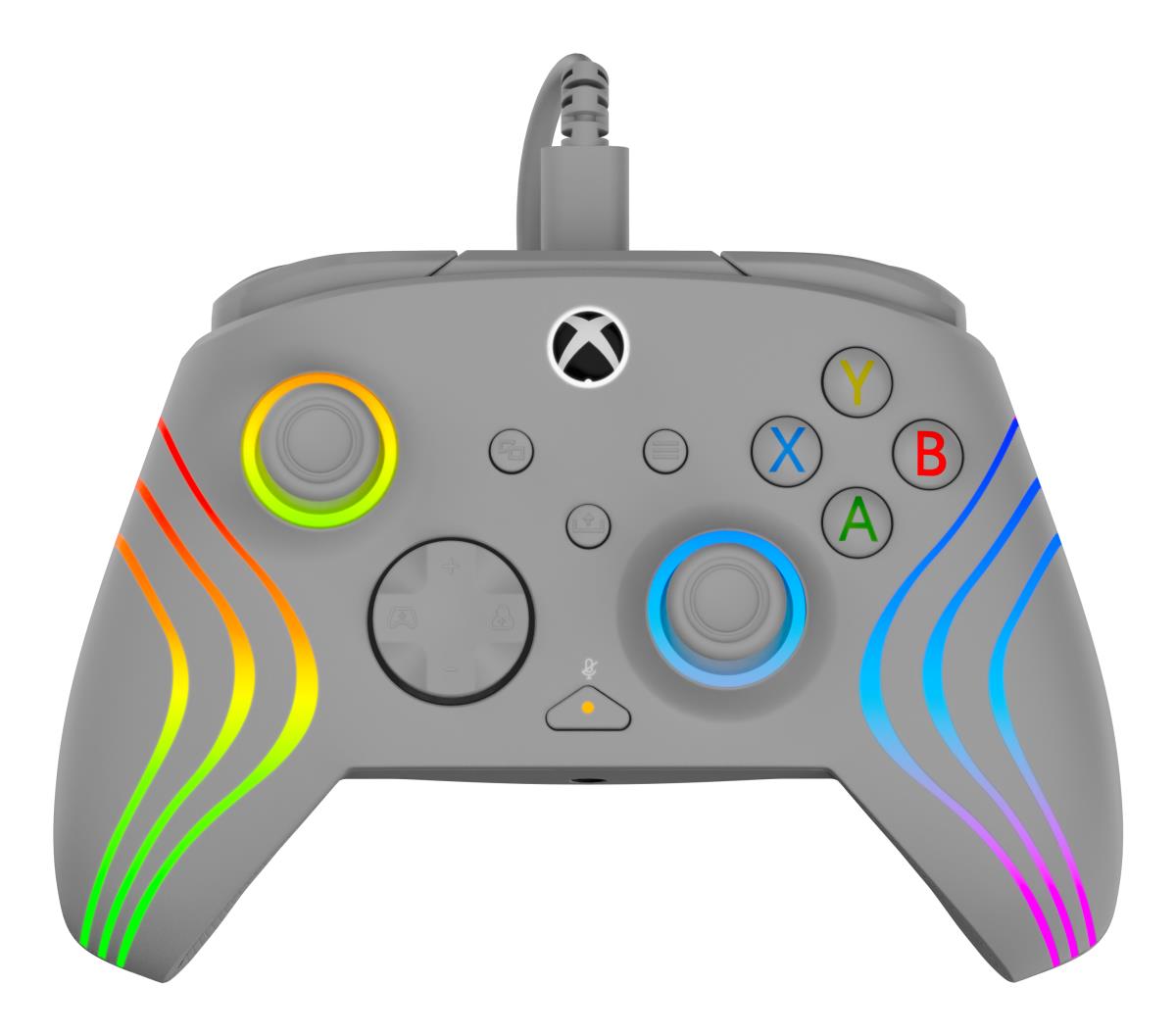 Turtle Beach Afterglow Wave Grey Wired RGB Gaming Controller with Mappable Buttons, Hall-Effect Hair thumbnail