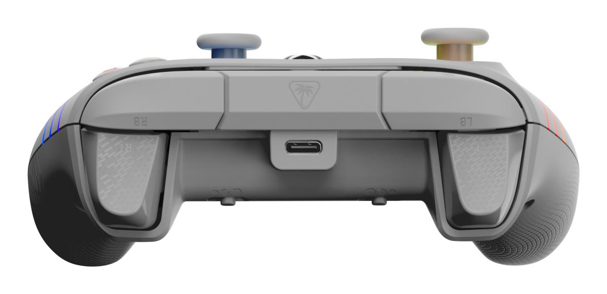 Turtle Beach Afterglow Wave Grey Wired RGB Gaming Controller with Mappable Buttons, Hall-Effect Hair thumbnail