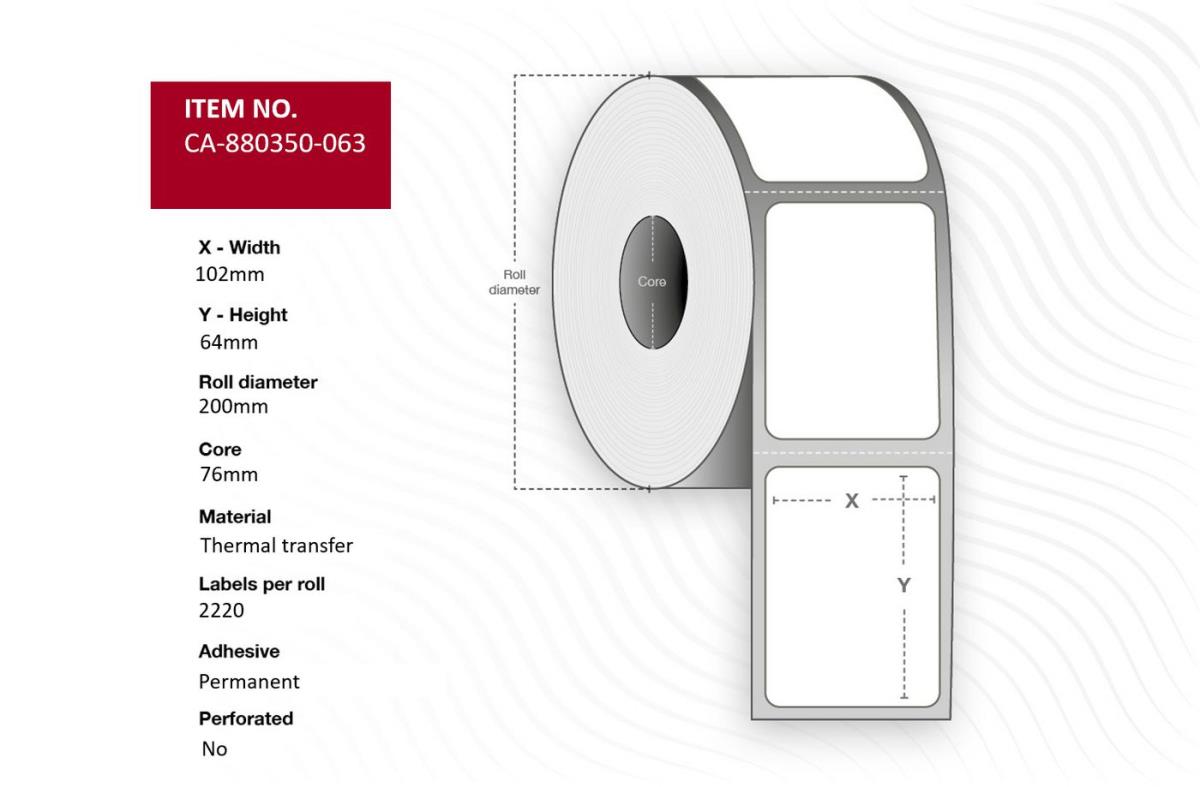 EU Product - Lel 102 x 64mm, Core 76mm, thumbnail