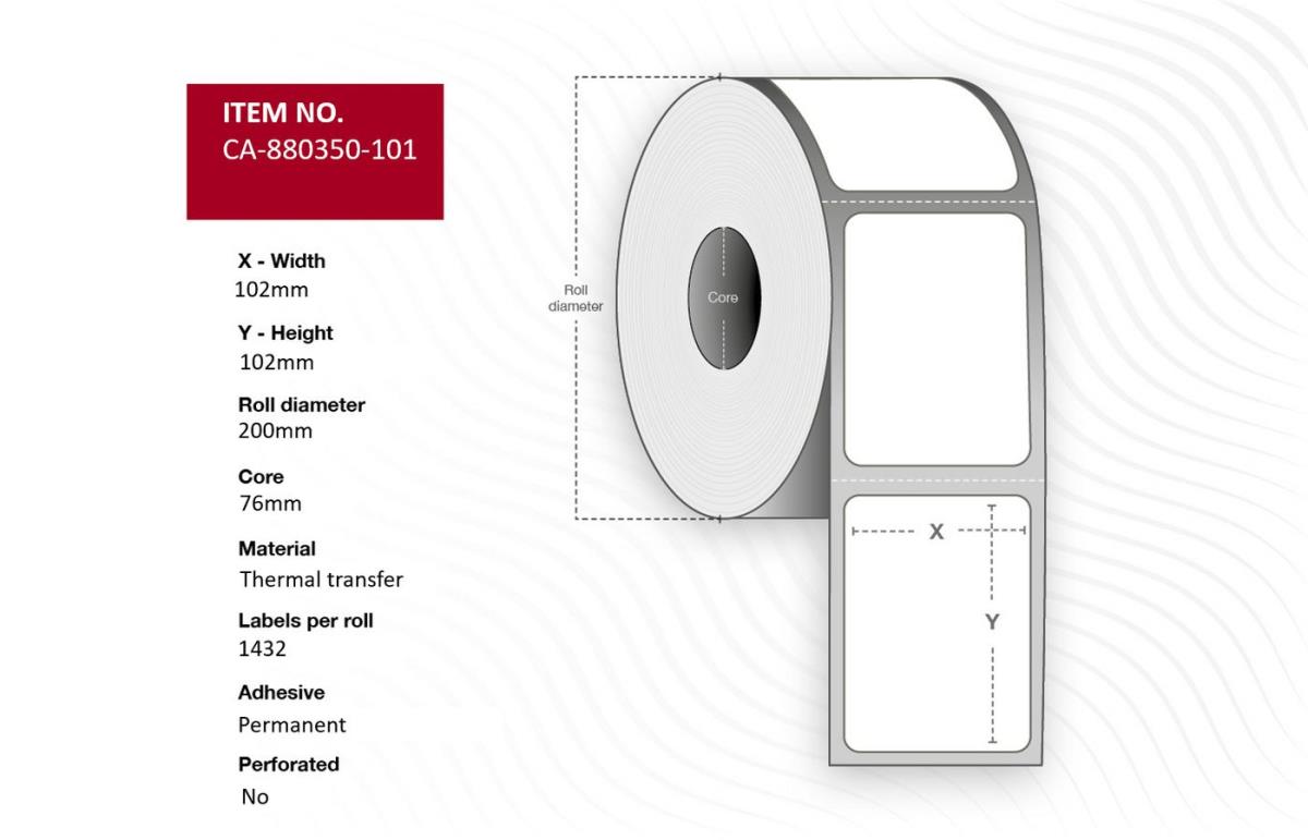 EU Product - Lel 102 x 102mm, Core 76mm, thumbnail