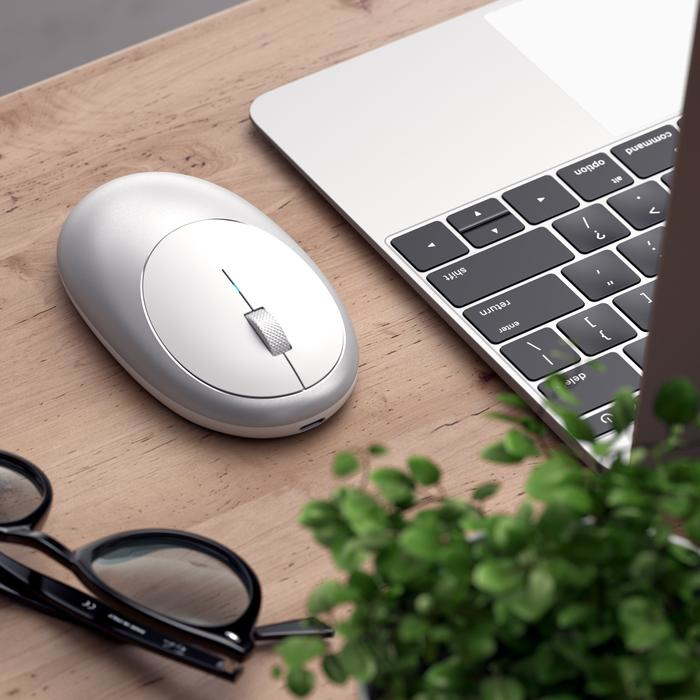 M1 Bluetooth Wless Mouse Silver thumbnail