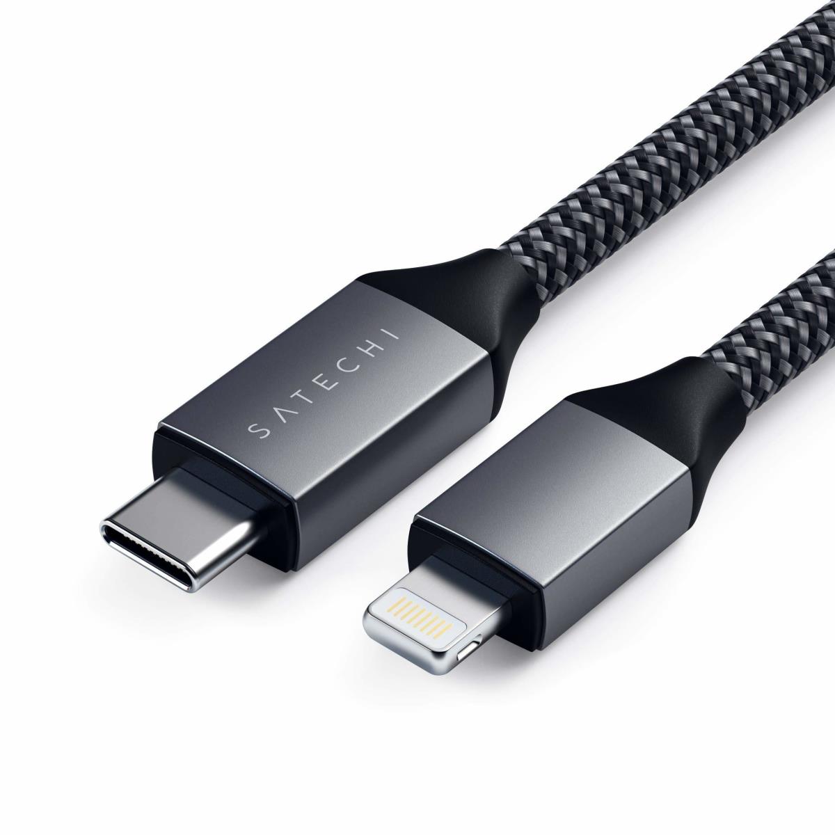 EU Product - Satechi ST-TCL18M lightning cable 1.8 m Black, Grey thumbnail