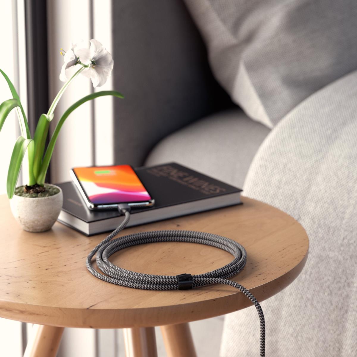 EU Product - Satechi ST-TCL18M lightning cable 1.8 m Black, Grey thumbnail