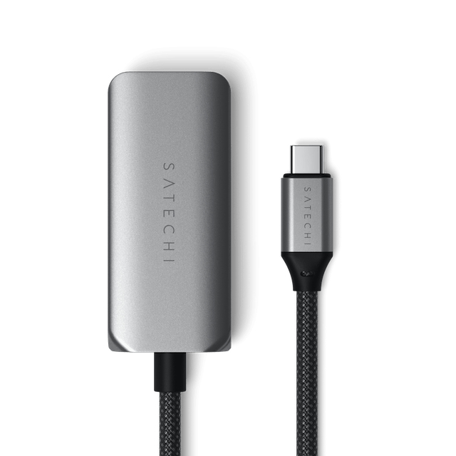 EU Product - Satechi ST-AC8KHM USB graphics adapter 7680 x 4320 pixels Black, Silver thumbnail