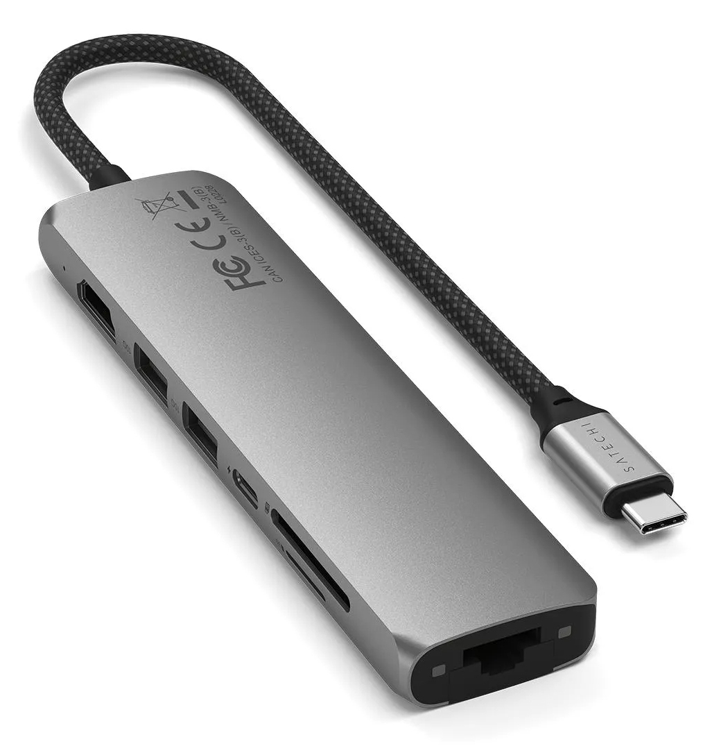 7-in-1 USB-C Ethernet Space Grey thumbnail