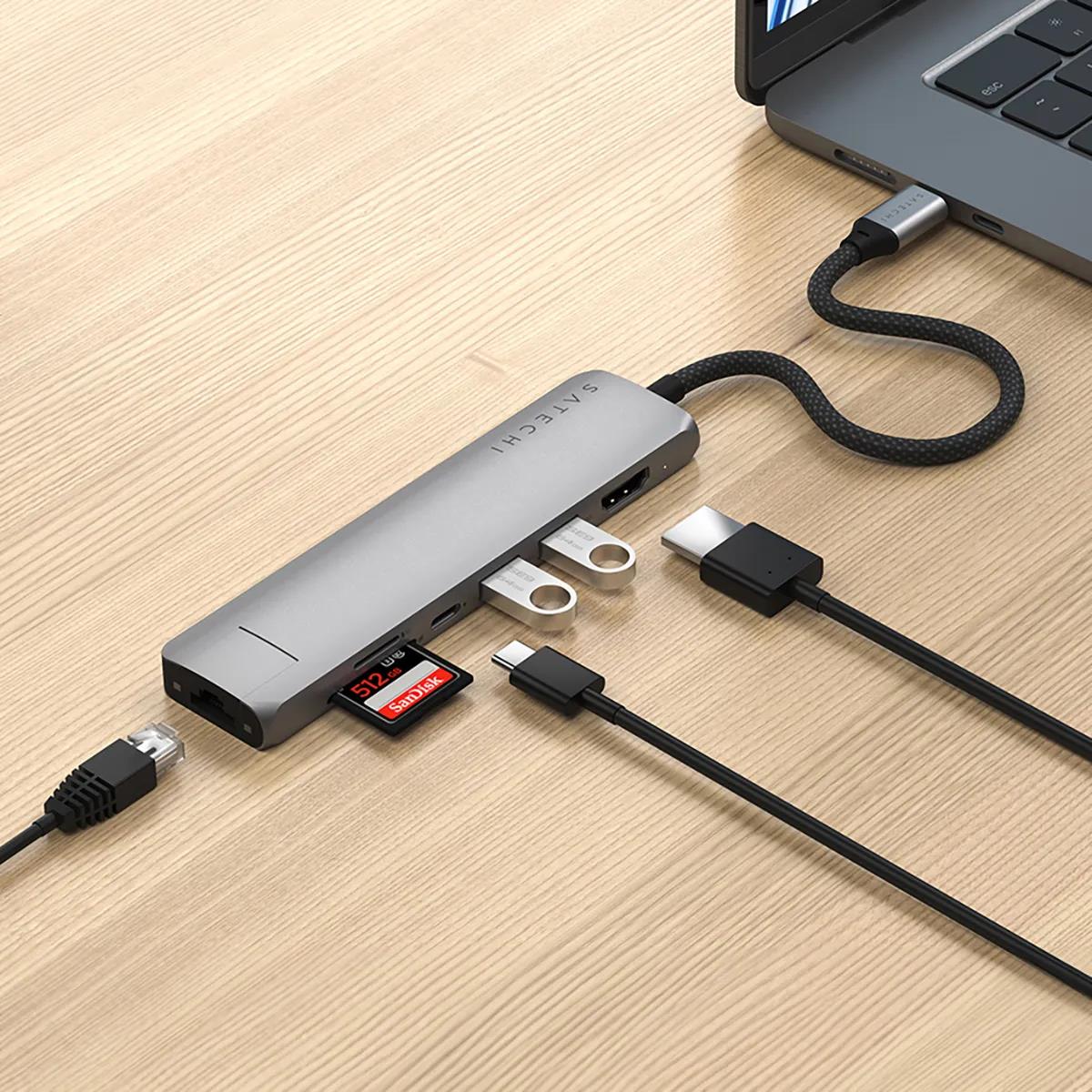 7-in-1 USB-C Ethernet Space Grey thumbnail