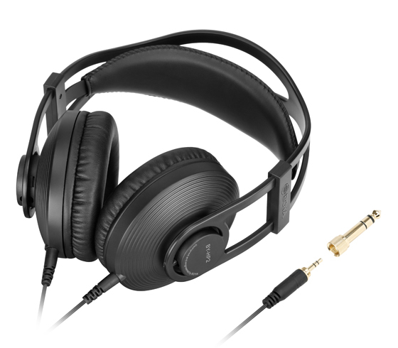 BOYA BY-HP2 headphones/headset Head-band 3.5 mm connector Black thumbnail