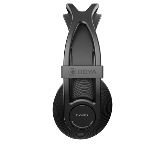 BOYA BY-HP2 headphones/headset Head-band 3.5 mm connector Black thumbnail