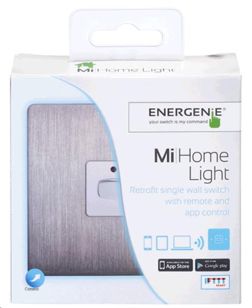 EnerGenie MIHO008 light switch Chrome, White thumbnail