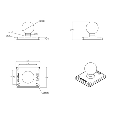 EU Product - s Base Plate Rectangular thumbnail