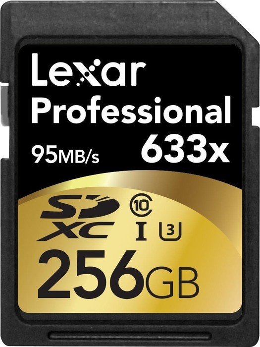 256GB Lexar Blue 633x UHS-I Class 10 SD Card thumbnail