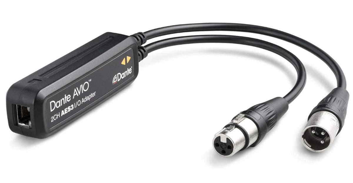 Dante AVIO AES3 IO Adapter 2x2 thumbnail