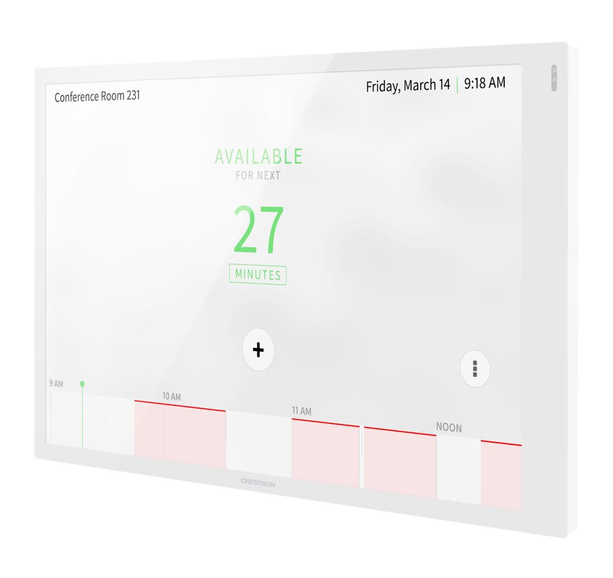 Room Scheduling Touch Screen TSS-1070-W-S - Room manager - wired, wireless - 802.11a/b/g/n/ac, Bluetooth - 2.4 Ghz, 5 GHz - 10/100 Ethernet - smooth white thumbnail