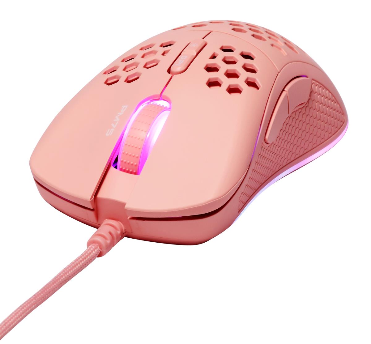 EU Product - Gaming Maus USB, RGB, pink thumbnail