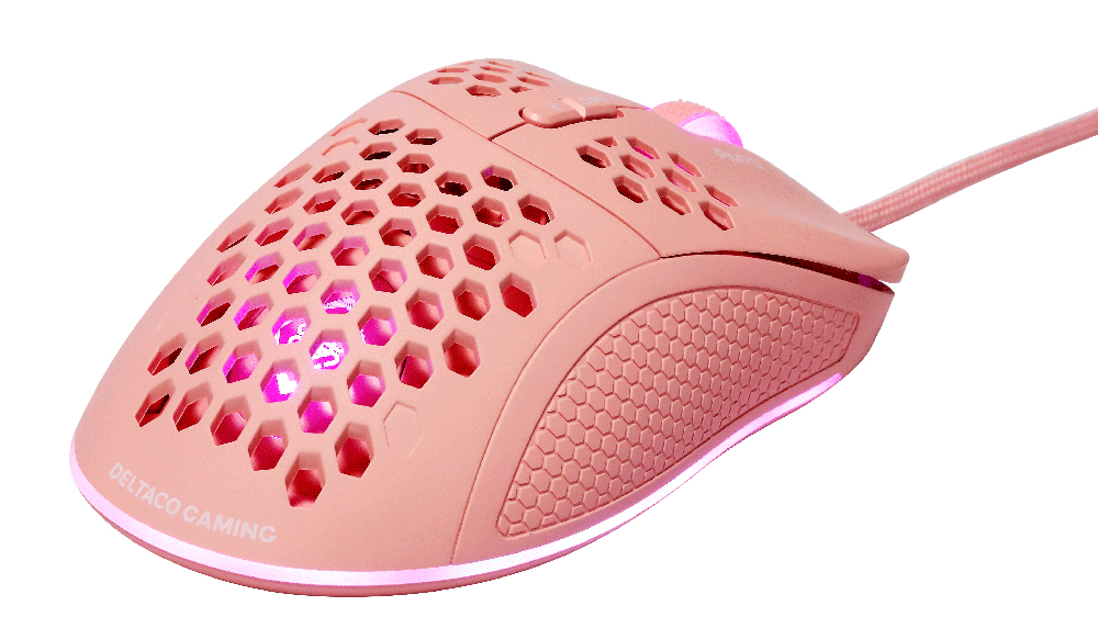 EU Product - Gaming Maus USB, RGB, pink thumbnail