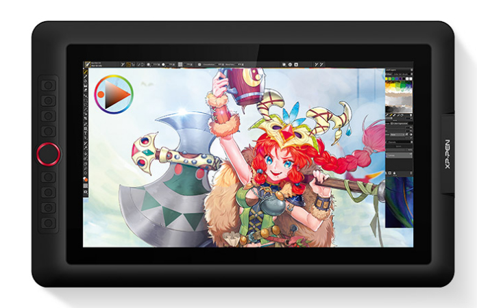 XPPen ARTIST 15.6 PRO graphic tablet Black, Red 5080 lpi 344.16 x 193.59 mm USB thumbnail
