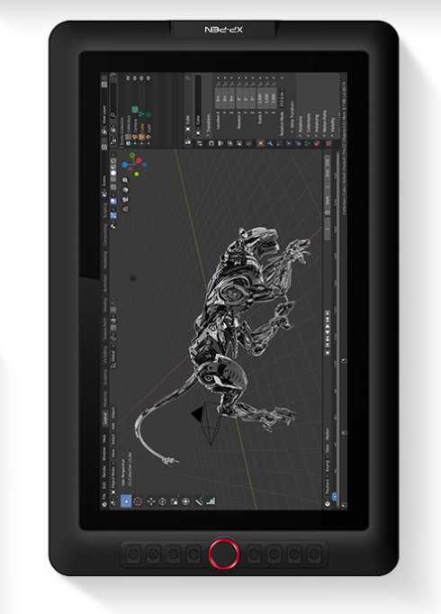 XPPen ARTIST 15.6 PRO graphic tablet Black, Red 5080 lpi 344.16 x 193.59 mm USB thumbnail