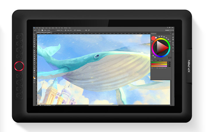 XPPen ARTIST 15.6 PRO graphic tablet Black, Red 5080 lpi 344.16 x 193.59 mm USB thumbnail