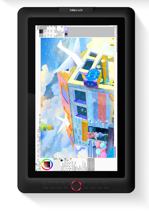 XPPen ARTIST 15.6 PRO graphic tablet Black, Red 5080 lpi 344.16 x 193.59 mm USB thumbnail