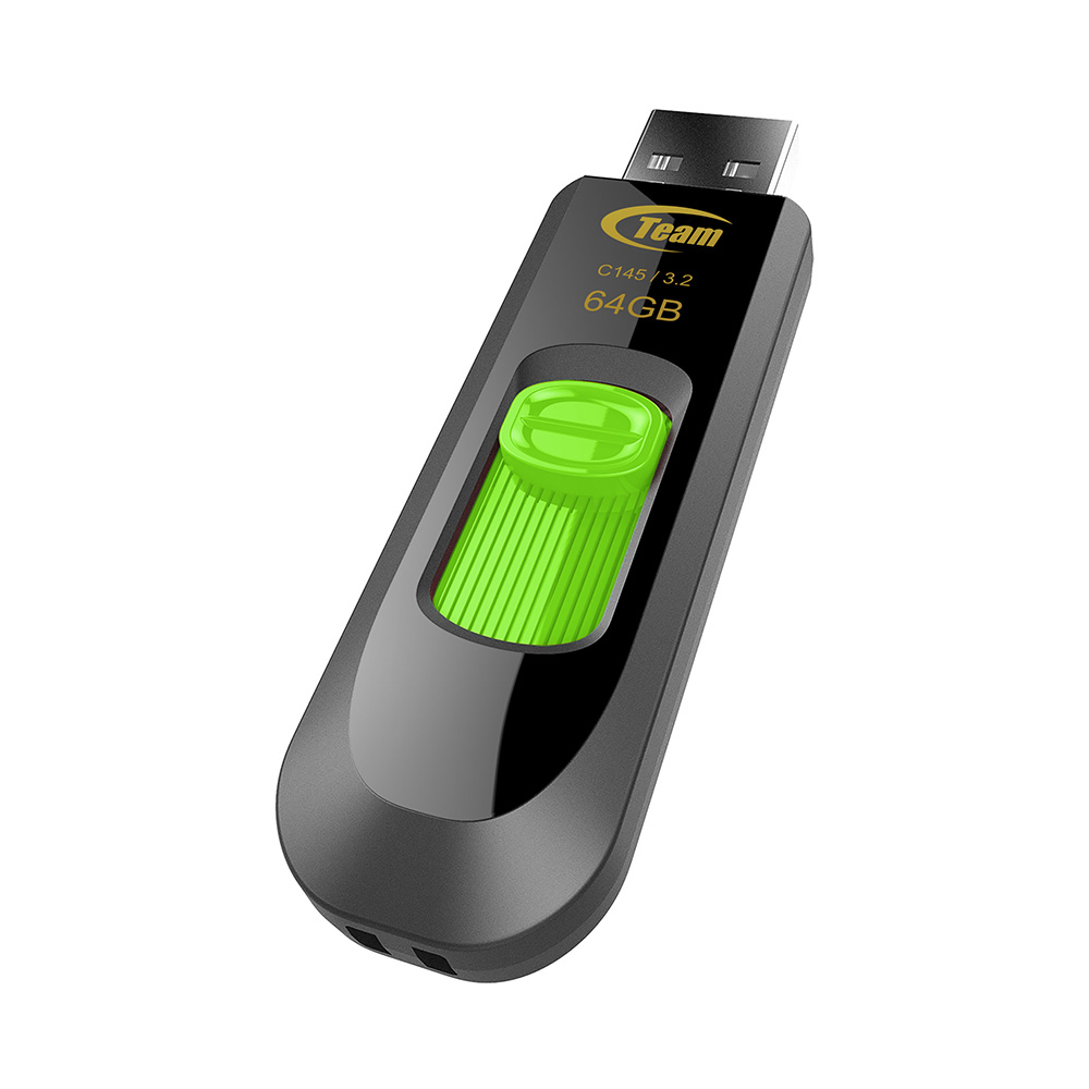 C145 64GB USB 3.0 Green USB Flash Drive thumbnail