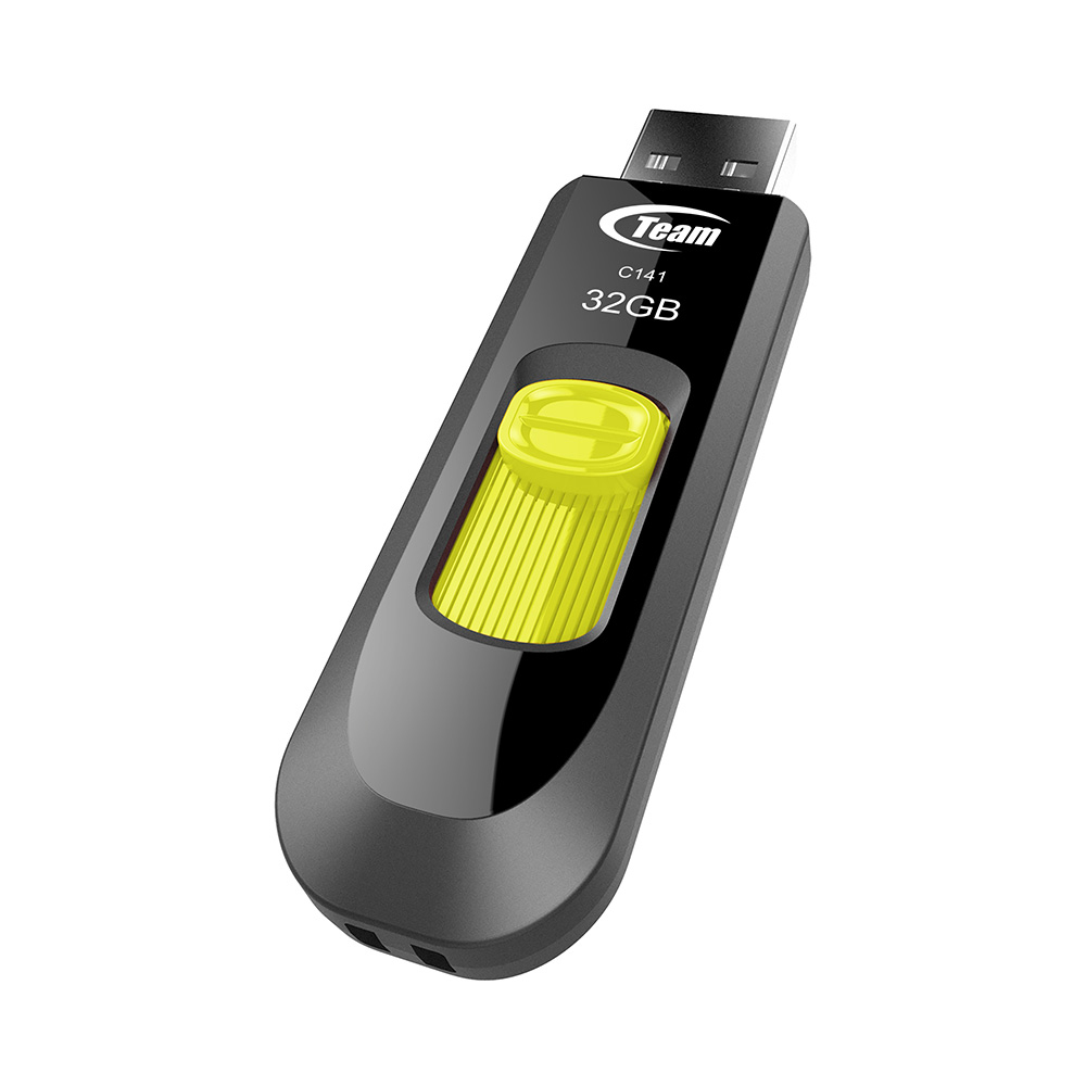 32GB C141 YELLOW USB MEMORY PEN thumbnail