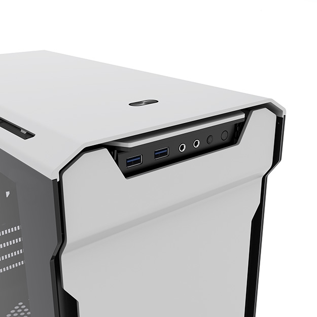 Enthoo Evolv Micro-ATX Glass Case - Silver thumbnail