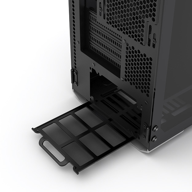 Enthoo Evolv Micro-ATX Glass Case - Silver thumbnail