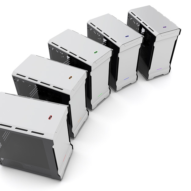 Enthoo Evolv Micro-ATX Glass Case - Silver thumbnail