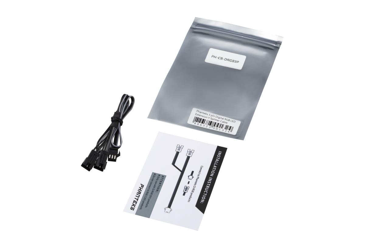 Digital 3 Pin RGB LED Extension Y-Splitter Cable thumbnail