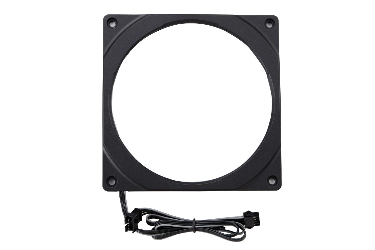 Halos 140mm Digital RGB LED Fan Frame - Black thumbnail
