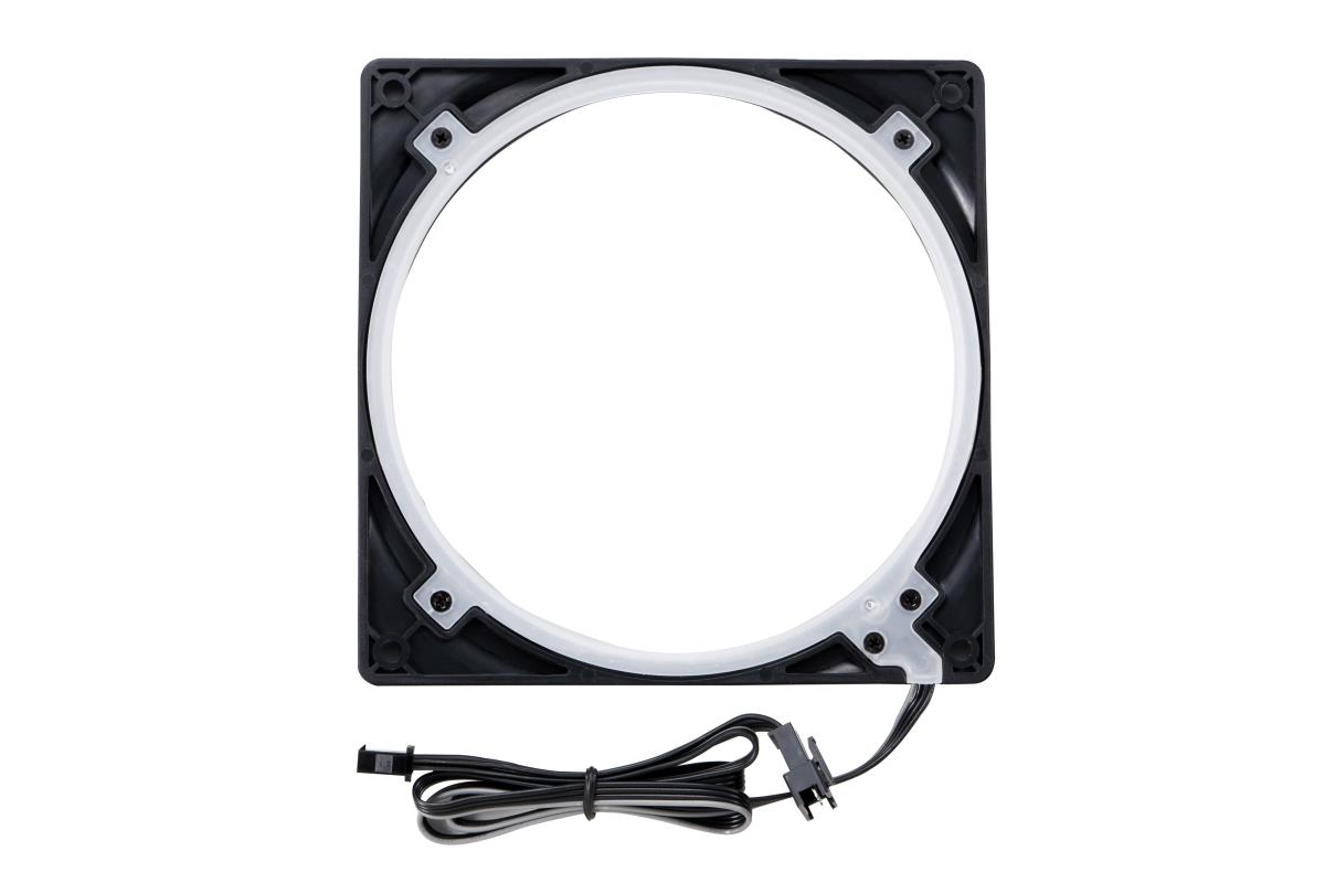 Halos 140mm Digital RGB LED Fan Frame - Black thumbnail