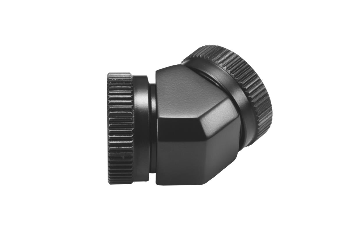 12mm Hard Tube Adapter 45 - Black thumbnail