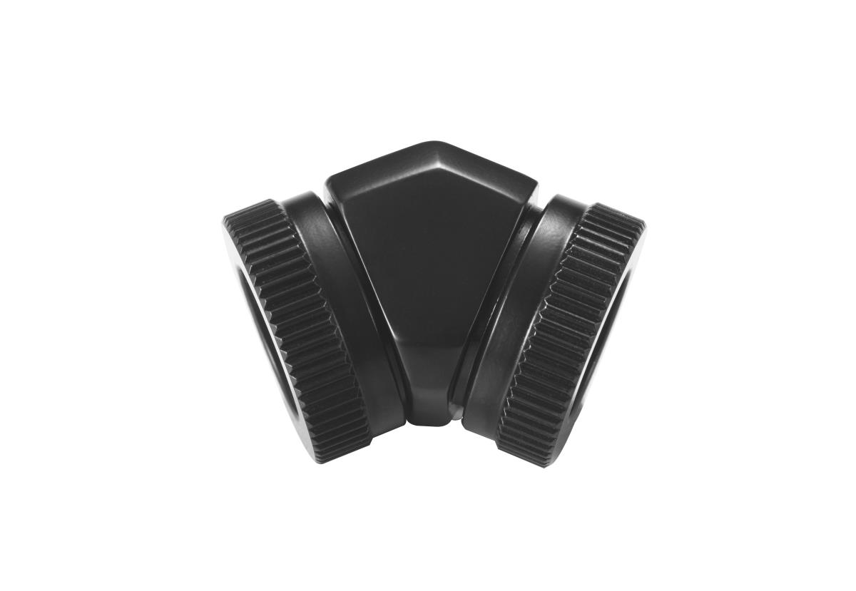 12mm Hard Tube Adapter 45 - Black thumbnail