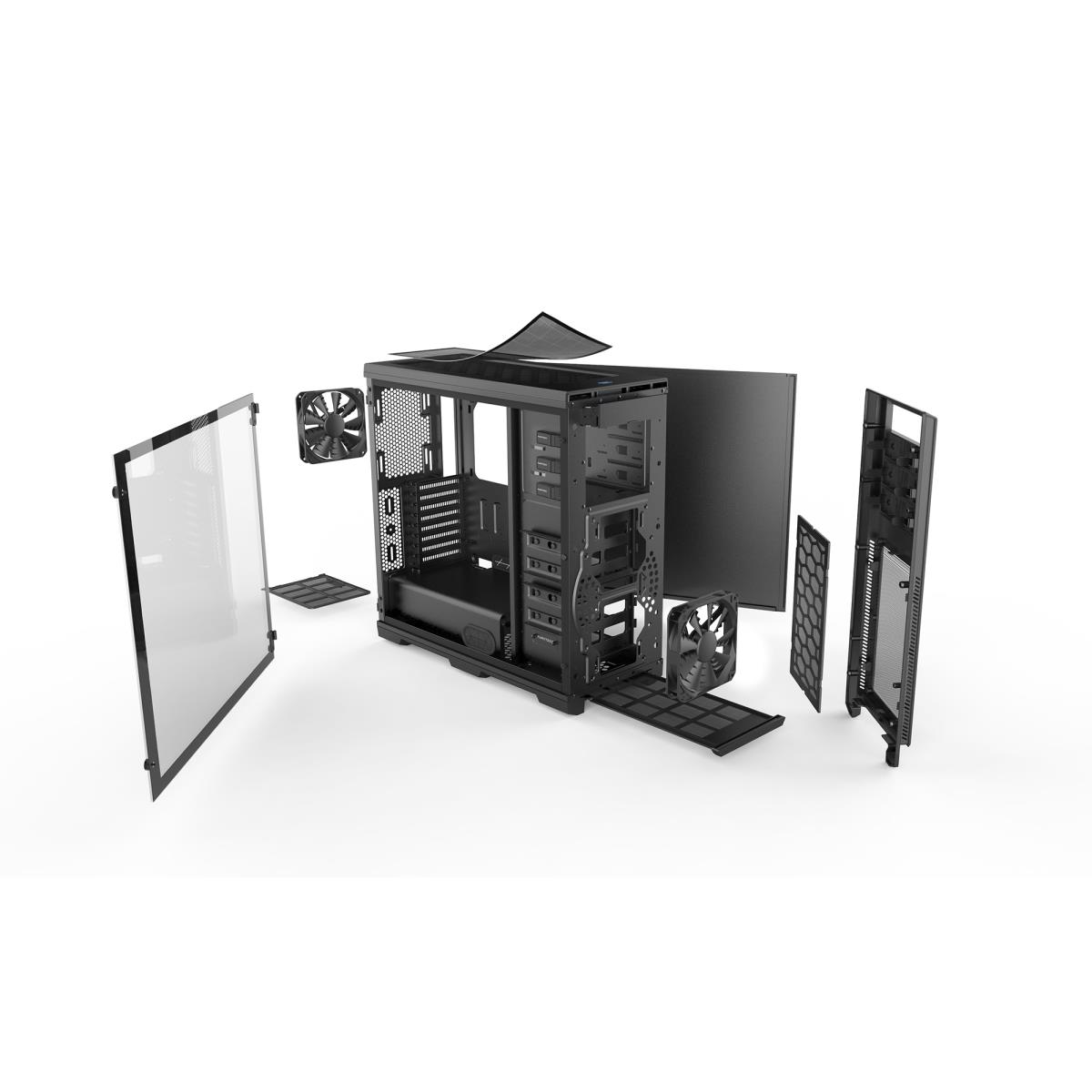 Enthoo Pro Glass Midi Tower Case - Black thumbnail