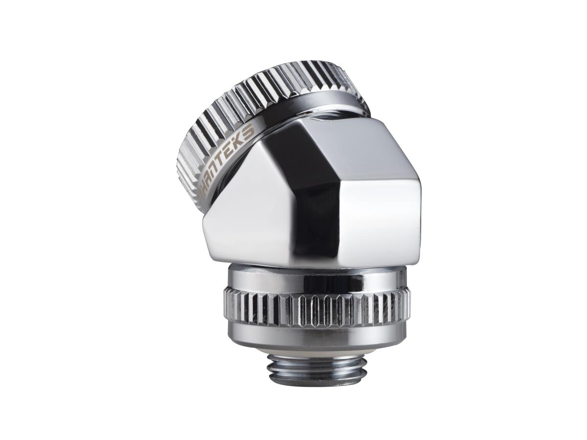 16mm Hard Tube Rotary Fitting 45 G1/4 - Chrome thumbnail