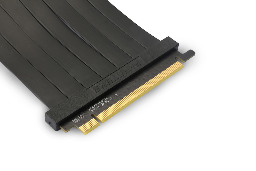 220mm Premium Shielded High Speed PCI-E x16 Riser Cable 90 Degree Adapt thumbnail