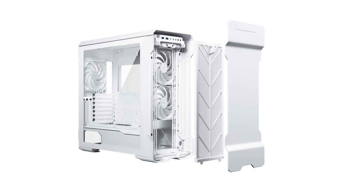 Enthoo Evolv X Mid Tower Case - Matte White with dRGB fans thumbnail